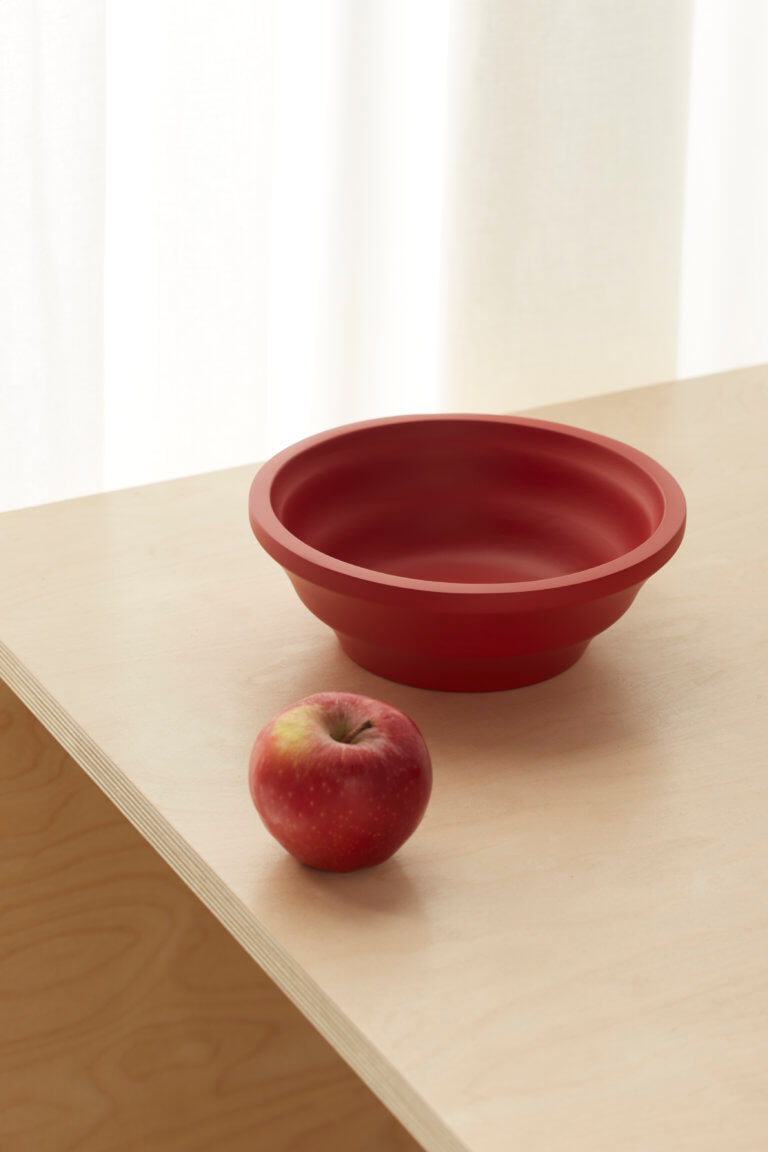 Red Curly Bowl - curated by.