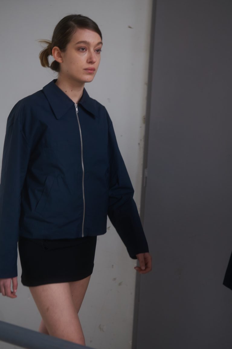 Poplin Zipped Jacket - curated by.
